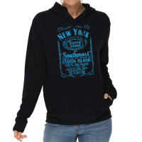 New York City Staten Island Usa United States T Shirt Lightweight Hoodie | Artistshot