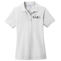 Premium Vintage Paris Tshirt I Love Travel Wanderlust Eiffel Ladies Polo Shirt | Artistshot