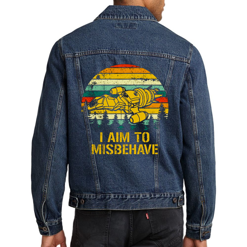 Firefly Serenity, I Aim To Misbehave, Firefly, Serenity, The Firefly S Men Denim Jacket | Artistshot