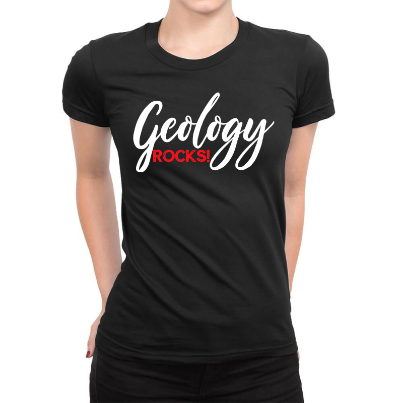 Geology Rocks Geologist Mineral Collector Gift Ladies Fitted T-Shirt by Jennifer90 | Artistshot