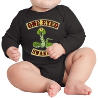 One Eye Snakes, One Eye Snakes Vintage, One Eye Snakes Art, One Eye Sn Long Sleeve Baby Bodysuit | Artistshot