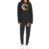 Funny Cat & Moon Sugar Skull Dia De Los Muertos Day Of Dead Raglan Bas Hoodie & Jogger Set | Artistshot