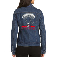 Caledonian, The Caledonian, Caledonian Art, Caledonian Vintage, Caledo Ladies Denim Jacket | Artistshot