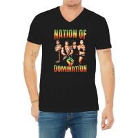 Nation Of Domination, Nation Of Domination Vintage, Nation Of Dominati V-neck Tee | Artistshot