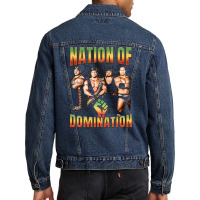 Nation Of Domination, Nation Of Domination Vintage, Nation Of Dominati Men Denim Jacket | Artistshot