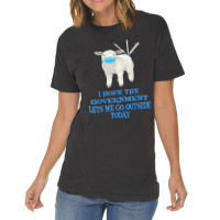 Sheep Sheeple Anti Vaccine Vax Mask Mandate Wants Go Outside New Year Vintage T-shirt | Artistshot