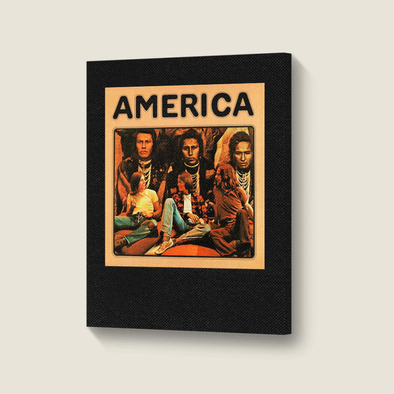 America Classic Portrait Canvas Print | Artistshot