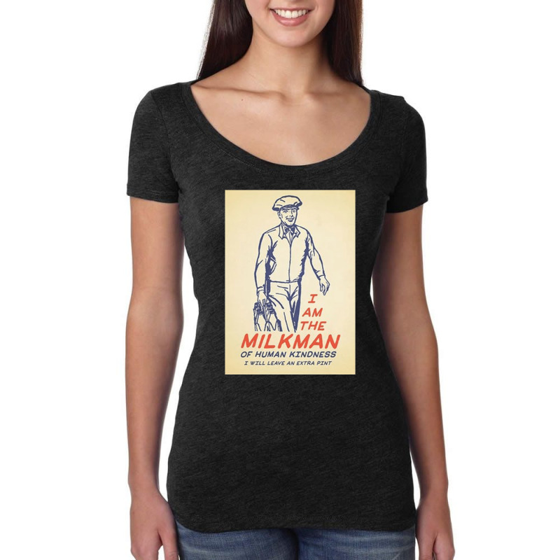 Milkman Of Human Kindness, The Milkman Of Human Kindness, Billy Bragg, Women's Triblend Scoop T-shirt by SHOPERTHIT | Artistshot