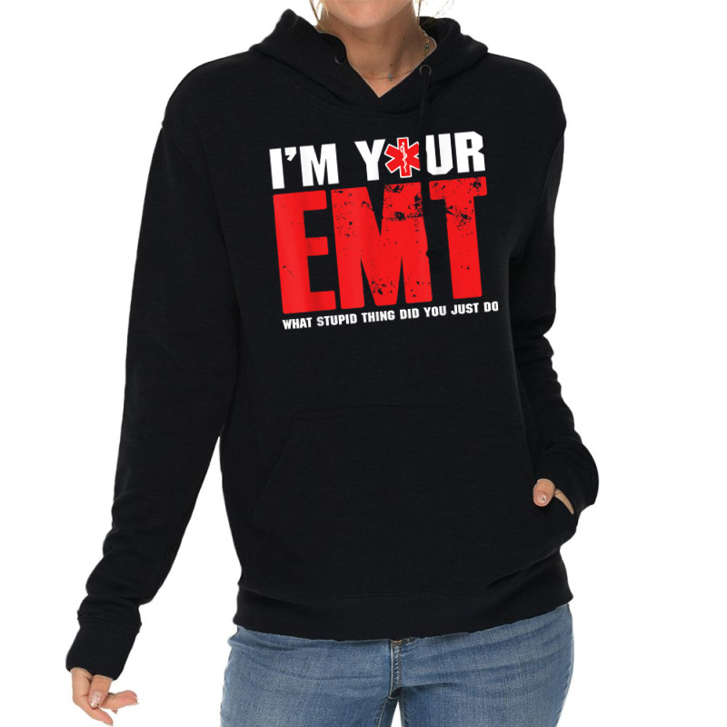 Emt Emergency Medical Technician Ems Paramedic Medical Gift Lightweight Hoodie | Artistshot