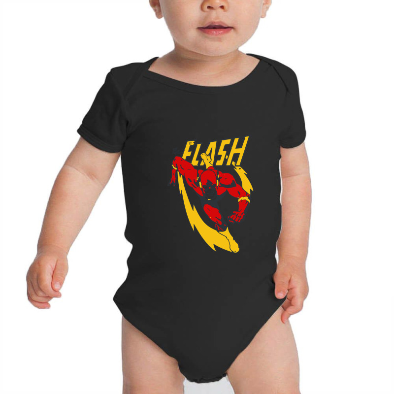 Jla, Lightning Trail Baby Bodysuit by comedysportzpodcast | Artistshot