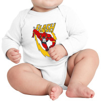 Jla, Lightning Trail Long Sleeve Baby Bodysuit | Artistshot