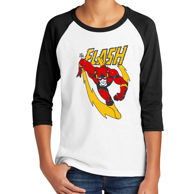 Jla, Lightning Trail Youth 3/4 Sleeve by comedysportzpodcast | Artistshot