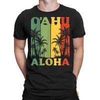 Oahu Aloha Hawaiian Lover Island Palm Beach Holiday T-shirt | Artistshot