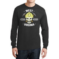 Coal Miner Artwork For A Coal Miner From West Virginia Long Sleeve Shirts | Artistshot