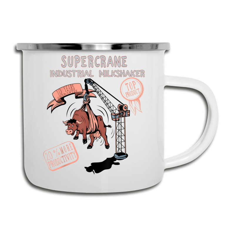 Cow Industrial Milkshake Machine T Shirt Camper Cup | Artistshot