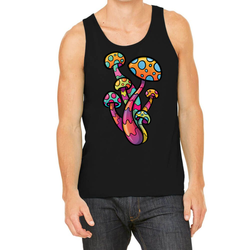 Psychedelic Mushroom Lover Gift Trance House Rave Party Tank Top | Artistshot