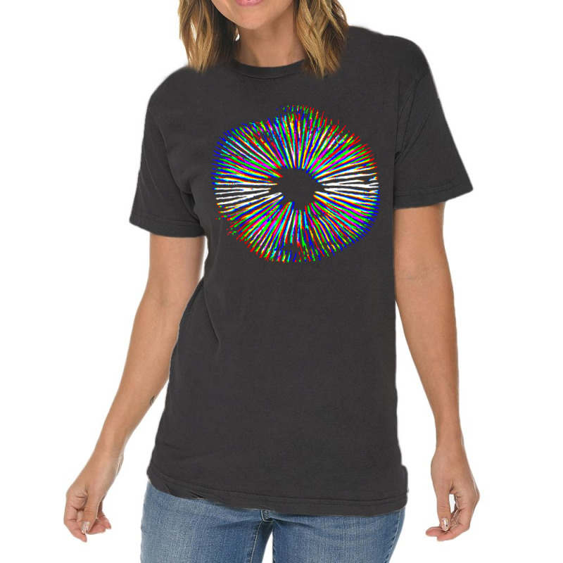 Psychedelic Mushroom Spore Print Mushroom Magic Present Vintage T-shirt | Artistshot