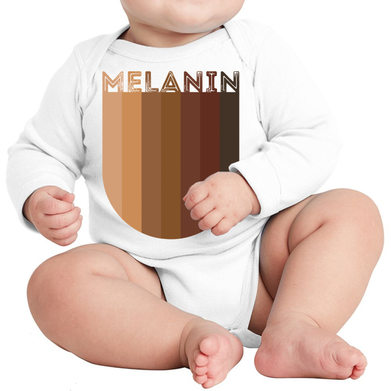 Drippin Melanin  For Women Pride  Gifts Black History Long Sleeve Baby Bodysuit | Artistshot