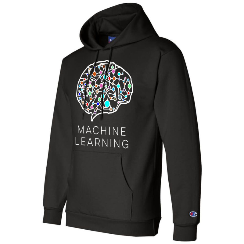 Artificial Intelligence Machine Learning Long Sleeve Champion Hoodie | Artistshot