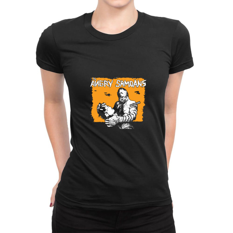 Angry Samoans - Merch Ladies Fitted T-Shirt by TerranceLHawkins | Artistshot