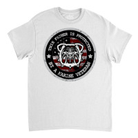 Marine Father Protected By Marine Veteran Marine Family Classic T-shirt | Artistshot