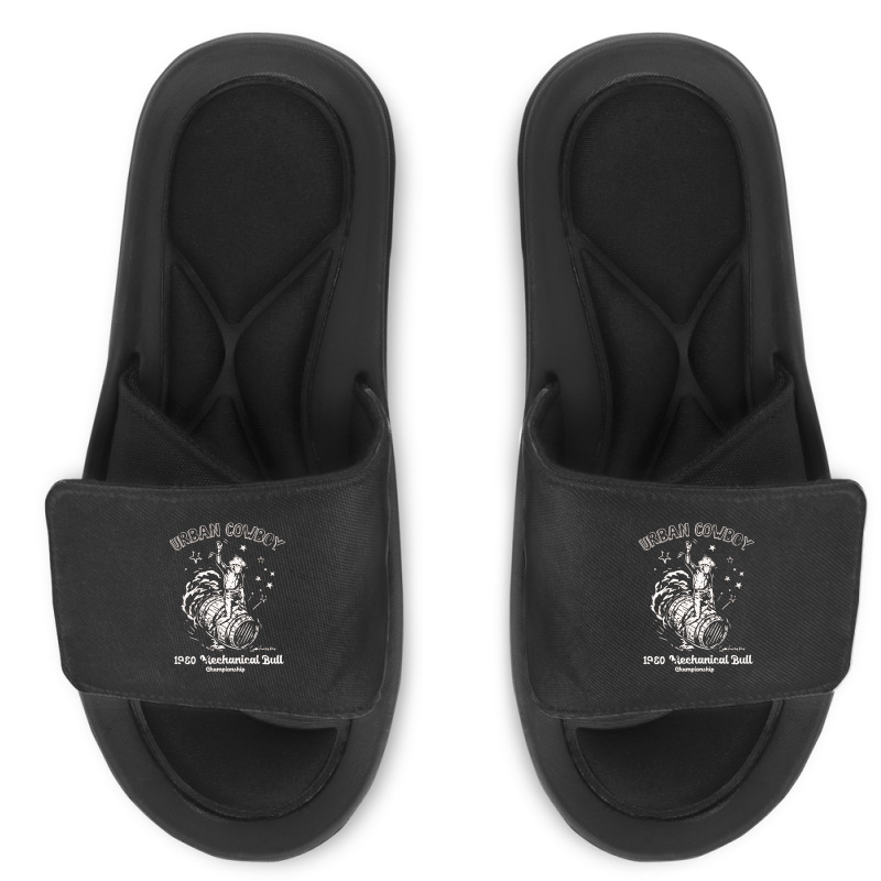 Urban Cowboy, Mechanical Bull, Urban, Cowboy, The Urban Cowboy, Urban  Slide Sandal | Artistshot