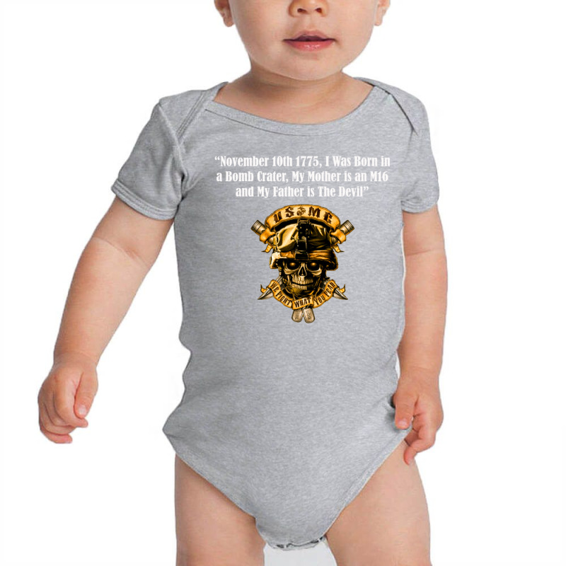 Marines Baby Bodysuit by QomarXabier | Artistshot