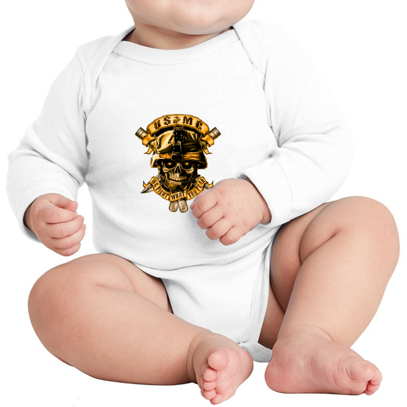 Marines Long Sleeve Baby Bodysuit by QomarXabier | Artistshot