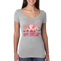 Be Mine Baby Pig Women's Triblend Scoop T-shirt | Artistshot