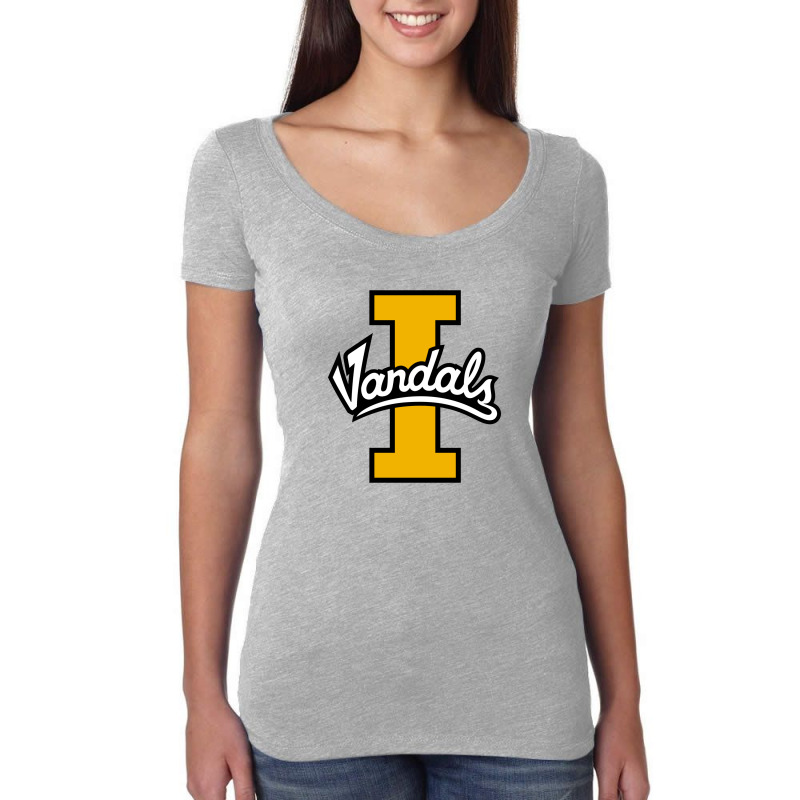 Idaho Vandals Women's Triblend Scoop T-shirt | Artistshot