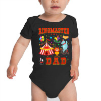 Dad Of The Birthday Ringmaster Kids Circus Party B Day Baby Bodysuit | Artistshot