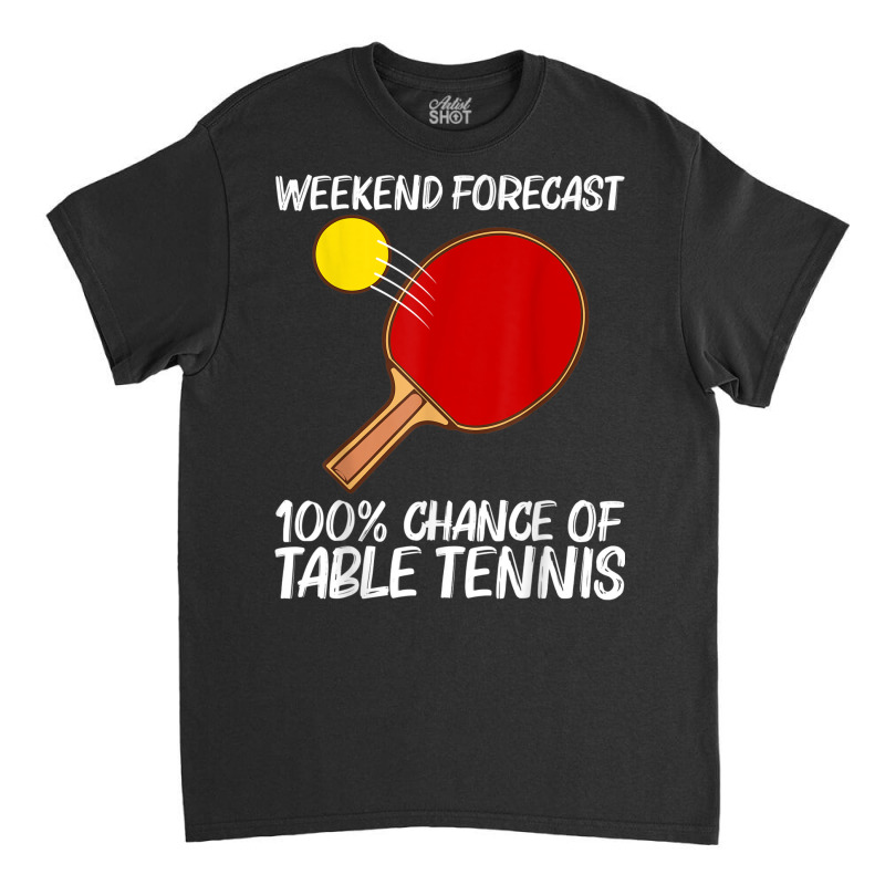 Cool Table Tennis Art For Men Women Ping Pong Sport Player Classic T-shirt by Markets | Artistshot