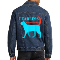 Fearless Dominate More Entrepreneur T Shirt And Motivation Men Denim Jacket | Artistshot