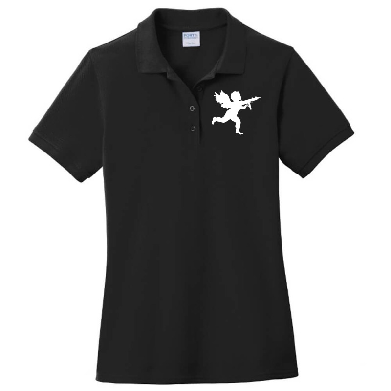 Vanilla Ice Cupid Classic Ladies Polo Shirt by CrystalCroft | Artistshot