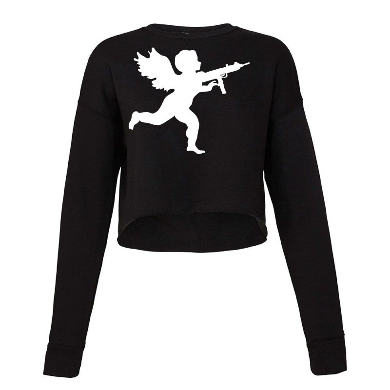 Vanilla Ice Cupid Classic Cropped Sweater by CrystalCroft | Artistshot