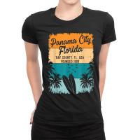 Panama City Beach Florida Fl Souvenirs Gifts Men Women Kids Ladies Fitted T-shirt | Artistshot