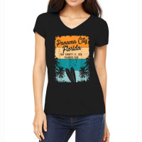 Panama City Beach Florida Fl Souvenirs Gifts Men Women Kids Women's V-neck T-shirt | Artistshot