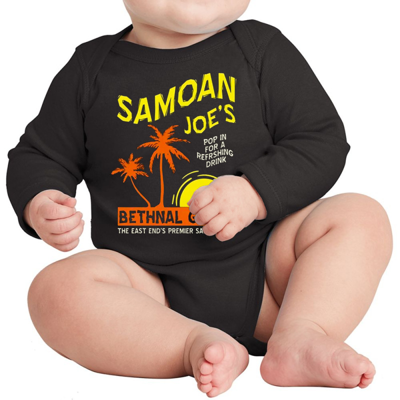 Samoan Joes, Samoan, Joes, Samoan Joes Art, Samoan Joes Vintage, Samoa Long Sleeve Baby Bodysuit by SHOPERTHIT | Artistshot