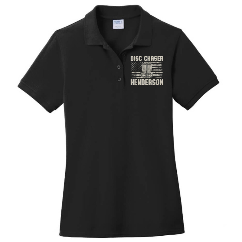 Disc Chaser Henderson Funny Disc Golf Humor Golfer Nevada Ladies Polo Shirt by Newdesigns | Artistshot