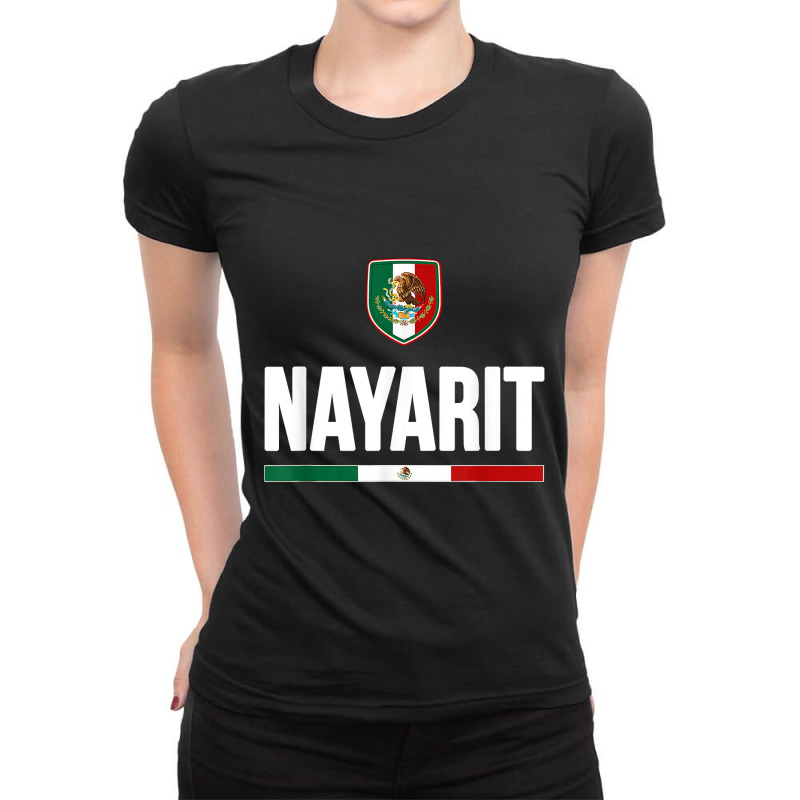 Nayarit Mexico T-shirt Ladies Fitted T-Shirt by cm-arts | Artistshot