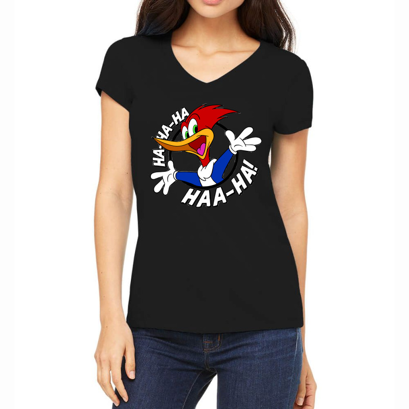 Woody Woodpecker Classic Women's V-Neck T-Shirt by cm-arts | Artistshot