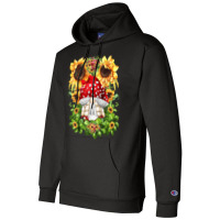 Toadstool Gnome For Women Sunflower Mom Cute Mushroom Lover Champion Hoodie | Artistshot