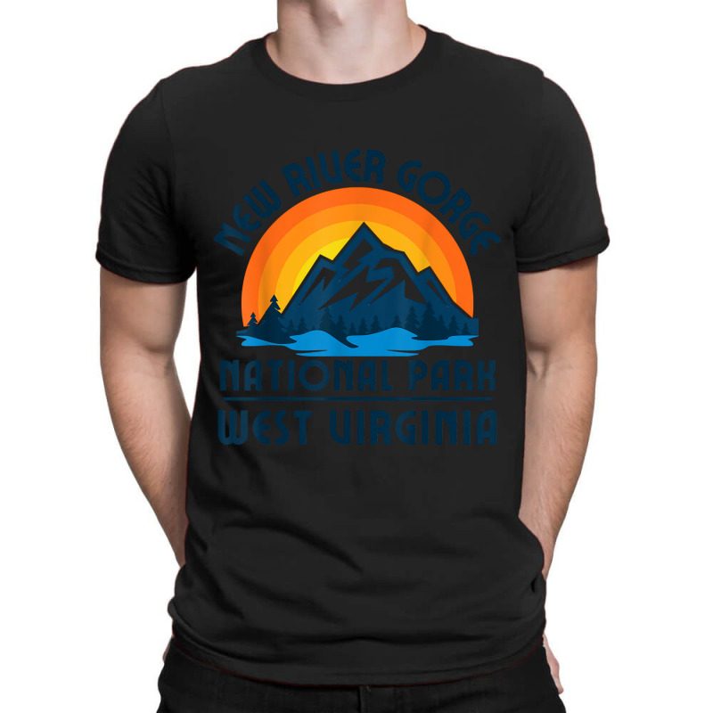 New River Gorge National Park West Virginia Mountain Hiking T-shirt T-shirt | Artistshot