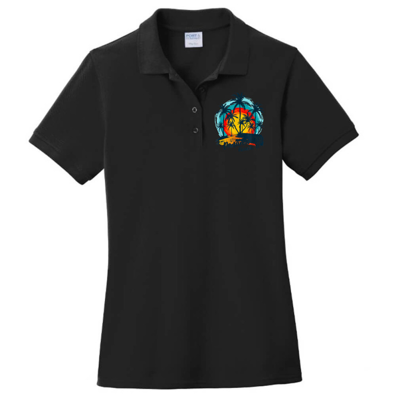 Panama City Fl. Florida Summertime Beach Lovers Souvenir Ladies Polo Shirt by ElsieLynne | Artistshot