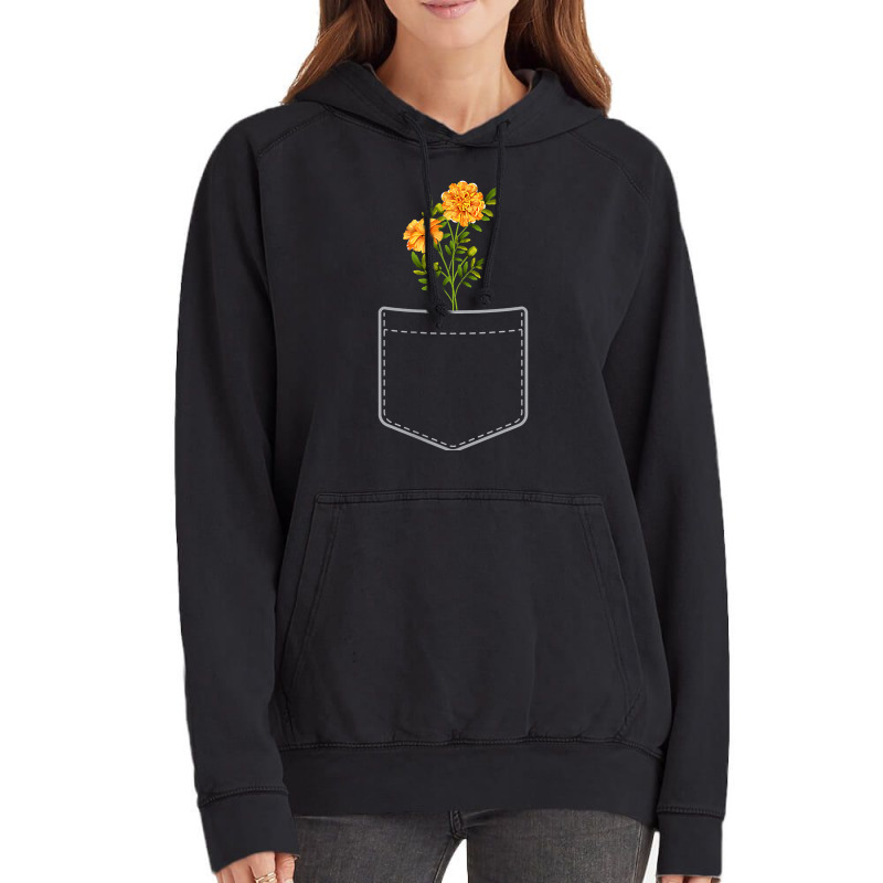 Marigold Flowers In Your Pocket T-shirt Vintage Hoodie by Teemoney2 | Artistshot