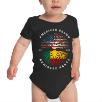 American Grown Beninese Roots Benin Flag Baby Bodysuit | Artistshot