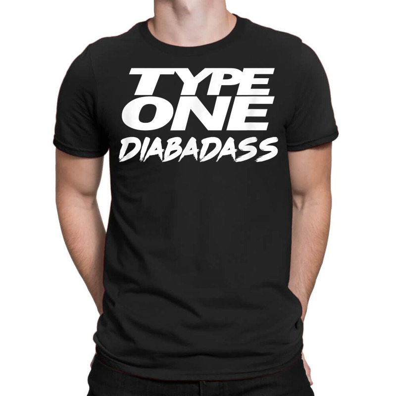 Type One Diabadass World Diabetes Day 14 Nov Blue Circle T-shirt | Artistshot