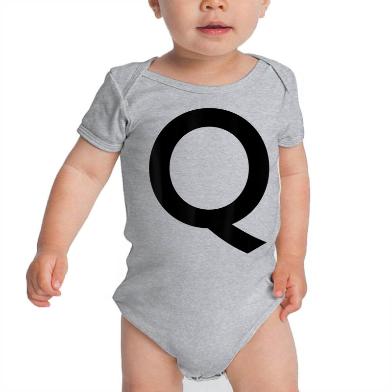 Capital Letter Q Tshirt For Spelling And Creating Words Baby Bodysuit by cm-arts | Artistshot