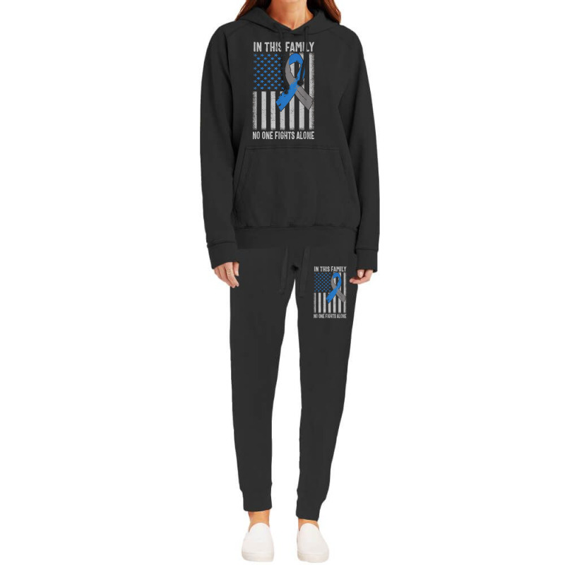 Usa Flag Diabetes Type 1 Awareness Family Support Hoodie & Jogger Set | Artistshot