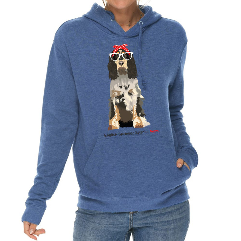 English Springer Spaniel Mom Retro Mothers Day Lightweight Hoodie | Artistshot